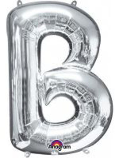 Picture of SILVER LETTER B FOIL BALLOON